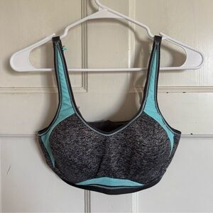 Freya gray high impact underwire sports bra size 32DD
